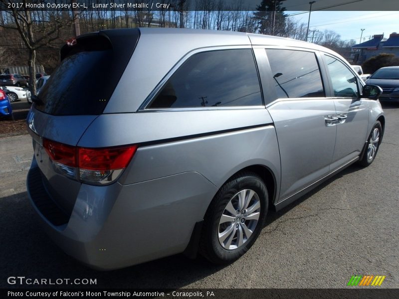 Lunar Silver Metallic / Gray 2017 Honda Odyssey EX-L