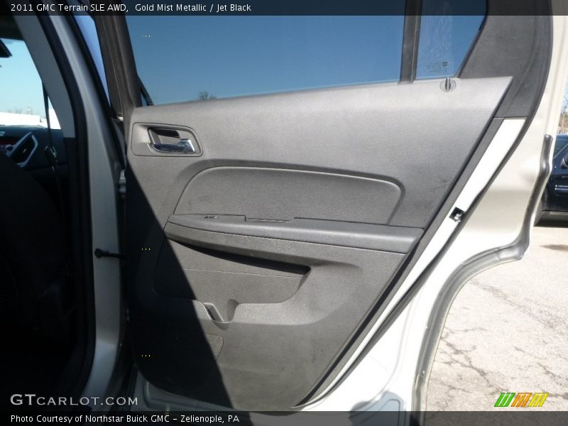 Gold Mist Metallic / Jet Black 2011 GMC Terrain SLE AWD