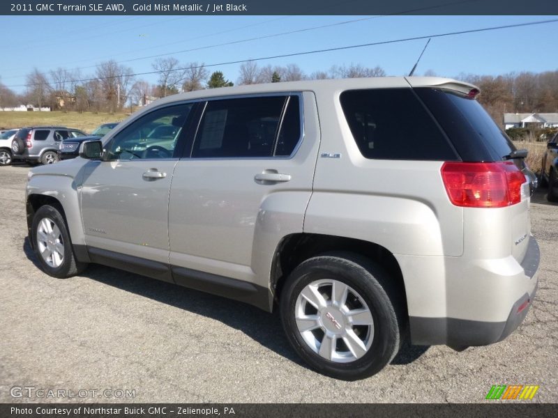 Gold Mist Metallic / Jet Black 2011 GMC Terrain SLE AWD