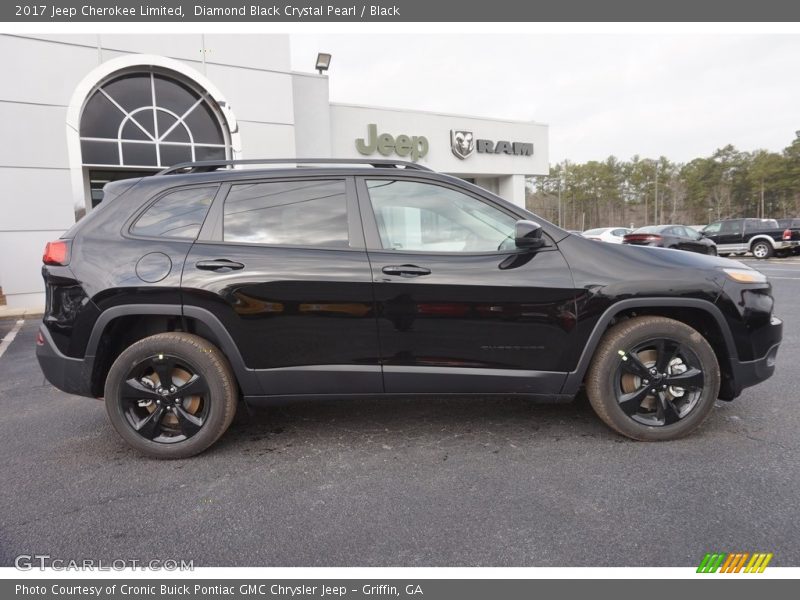  2017 Cherokee Limited Diamond Black Crystal Pearl