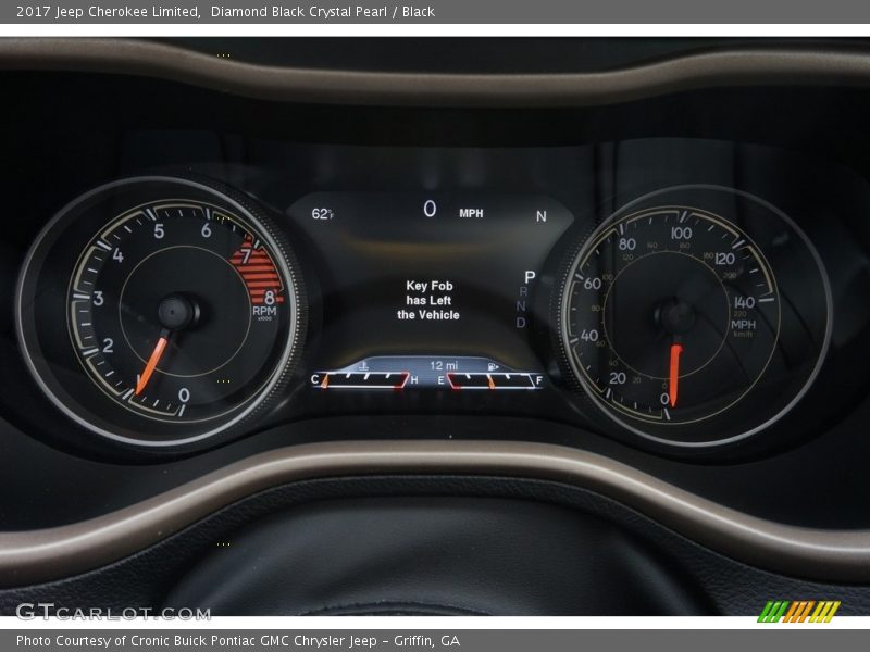  2017 Cherokee Limited Limited Gauges