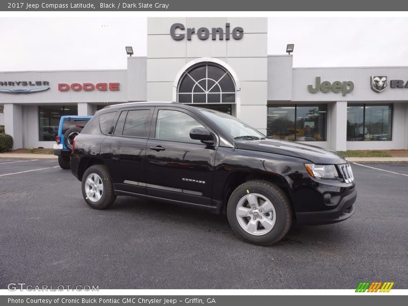 Black / Dark Slate Gray 2017 Jeep Compass Latitude