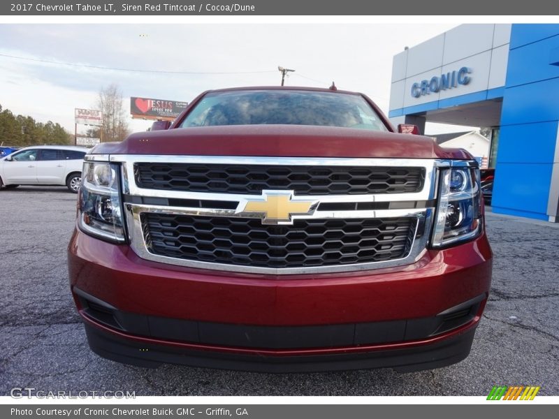 Siren Red Tintcoat / Cocoa/Dune 2017 Chevrolet Tahoe LT