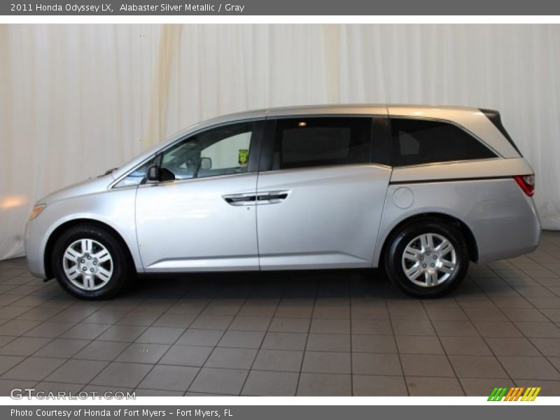 Alabaster Silver Metallic / Gray 2011 Honda Odyssey LX