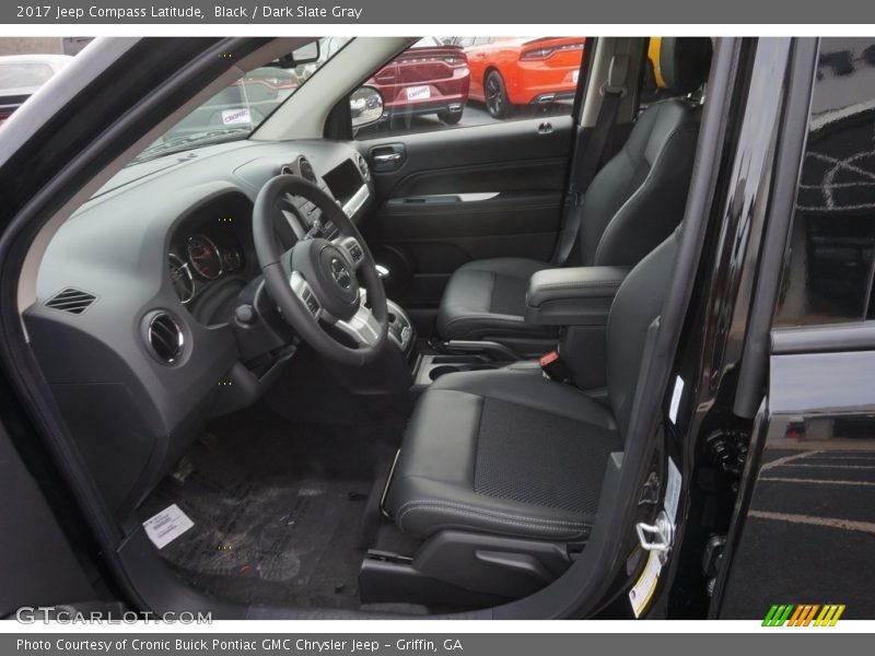 Front Seat of 2017 Compass Latitude
