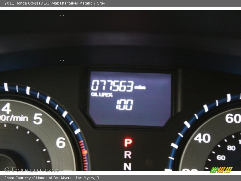 Alabaster Silver Metallic / Gray 2011 Honda Odyssey LX