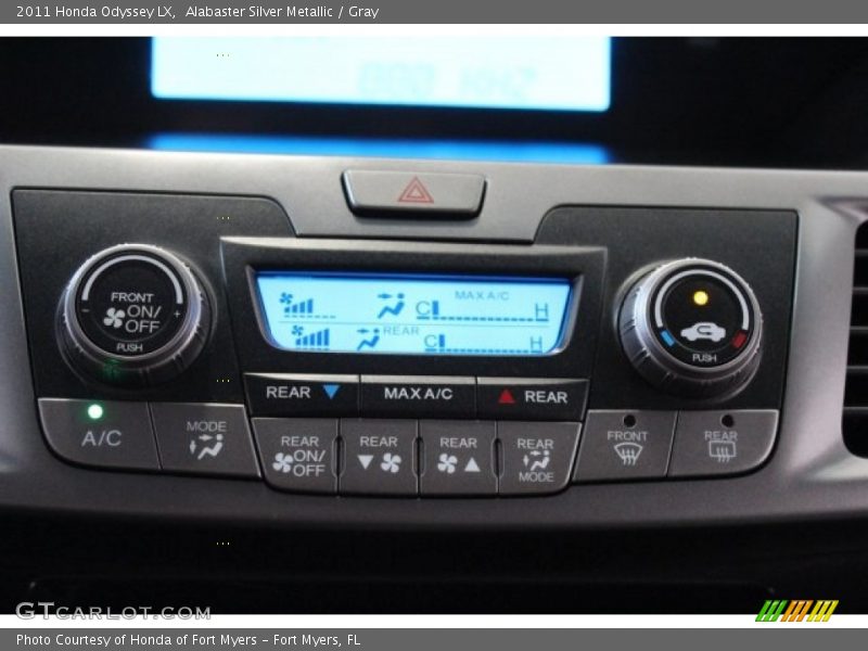 Alabaster Silver Metallic / Gray 2011 Honda Odyssey LX