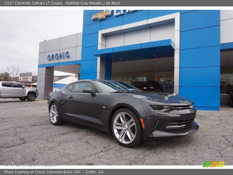 Nightfall Gray Metallic / Jet Black 2017 Chevrolet Camaro LT Coupe