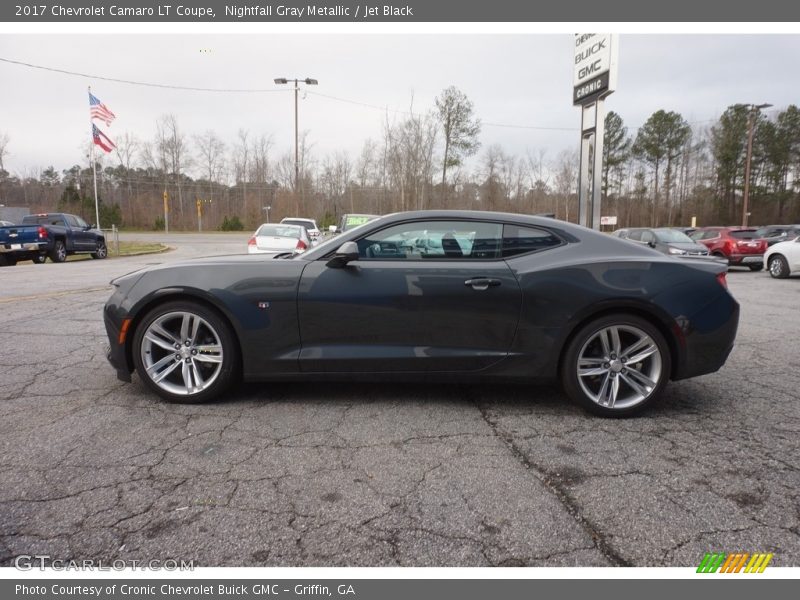 Nightfall Gray Metallic / Jet Black 2017 Chevrolet Camaro LT Coupe