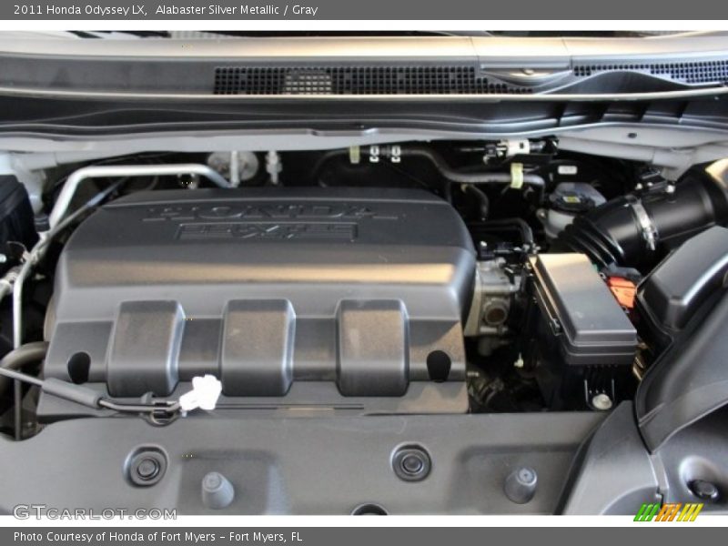 Alabaster Silver Metallic / Gray 2011 Honda Odyssey LX
