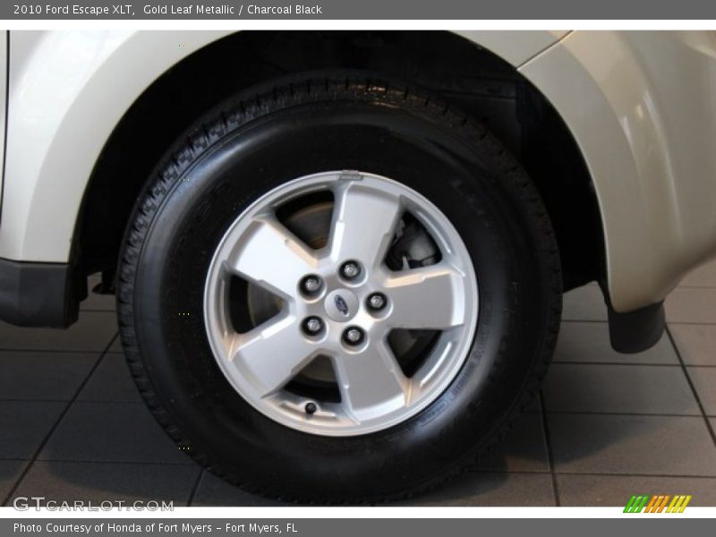 Gold Leaf Metallic / Charcoal Black 2010 Ford Escape XLT