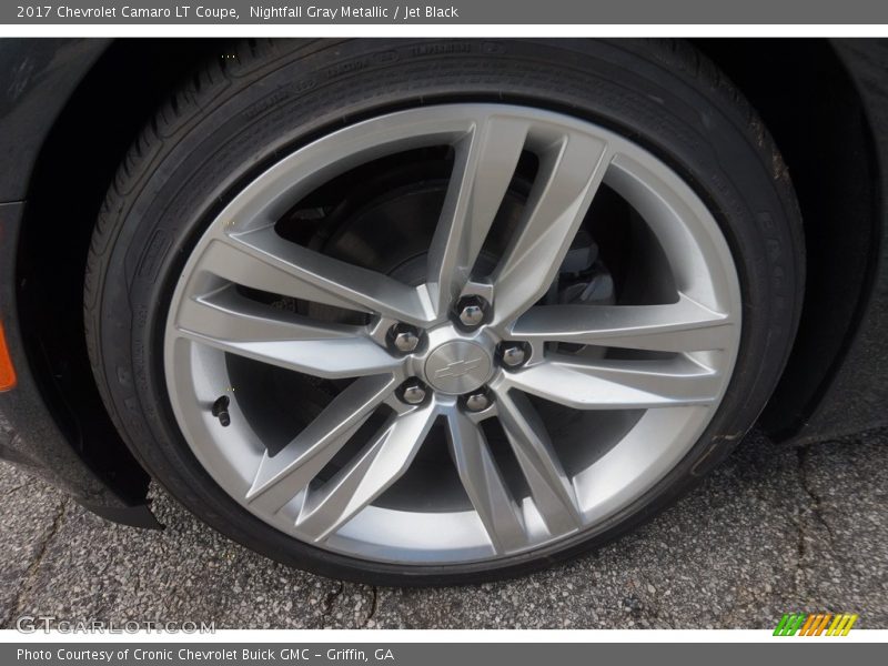 Nightfall Gray Metallic / Jet Black 2017 Chevrolet Camaro LT Coupe