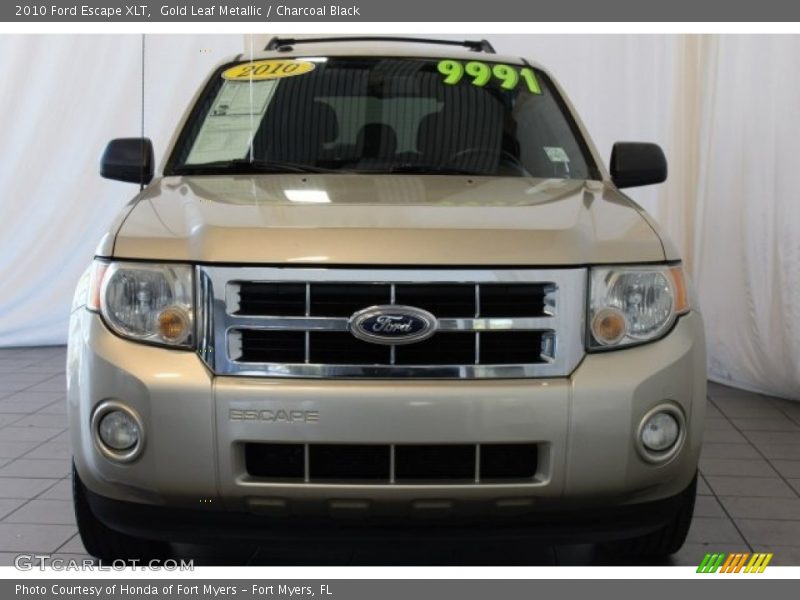 Gold Leaf Metallic / Charcoal Black 2010 Ford Escape XLT