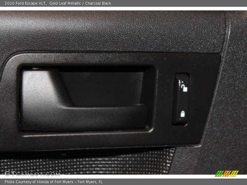 Gold Leaf Metallic / Charcoal Black 2010 Ford Escape XLT