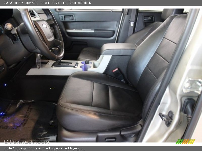 Gold Leaf Metallic / Charcoal Black 2010 Ford Escape XLT