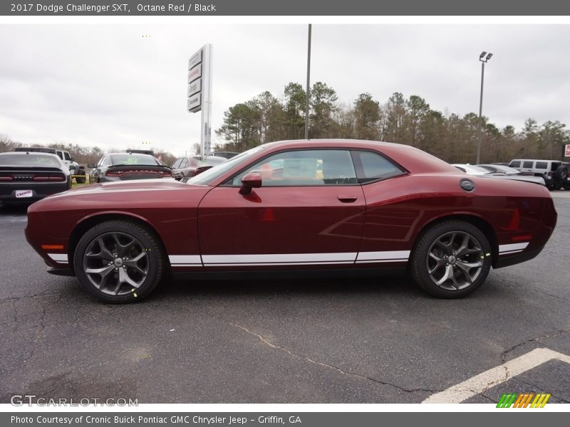 Octane Red / Black 2017 Dodge Challenger SXT