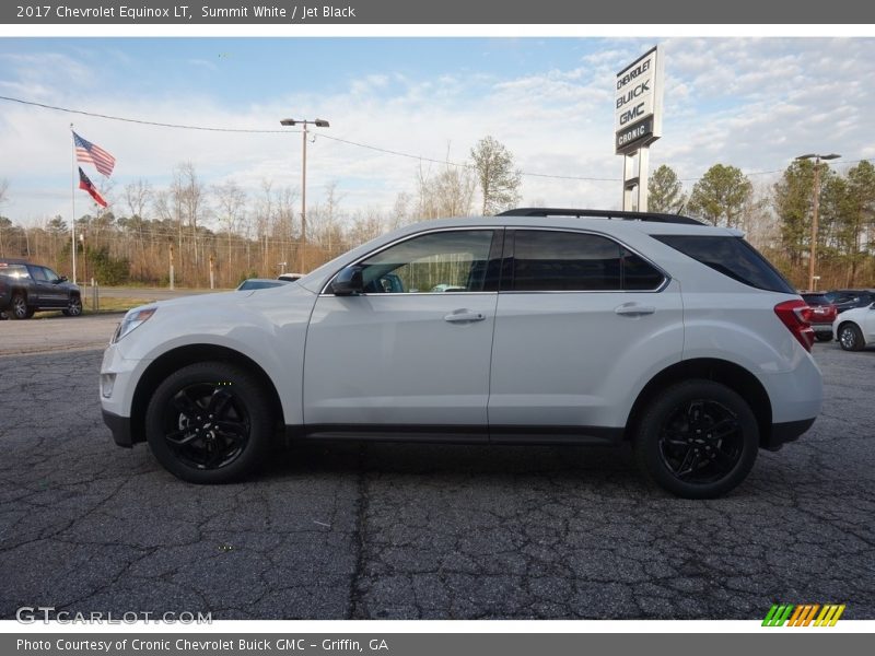 Summit White / Jet Black 2017 Chevrolet Equinox LT