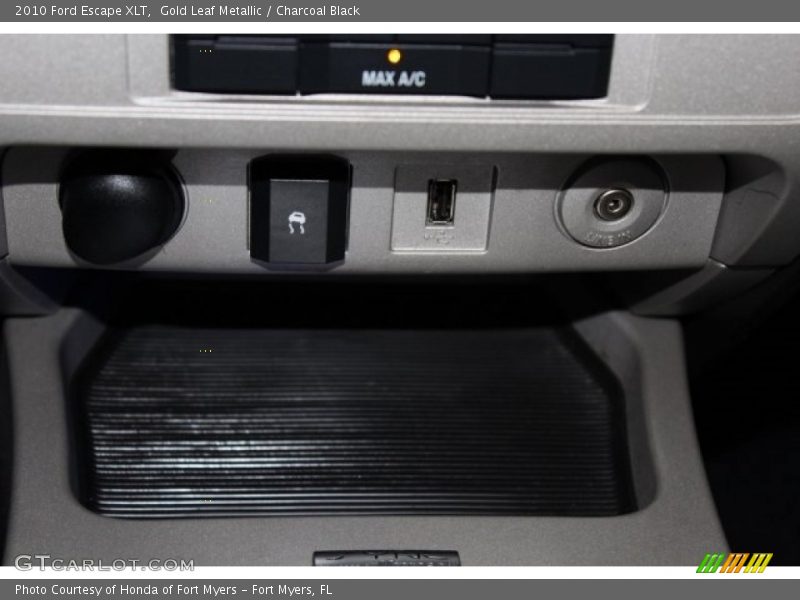 Gold Leaf Metallic / Charcoal Black 2010 Ford Escape XLT