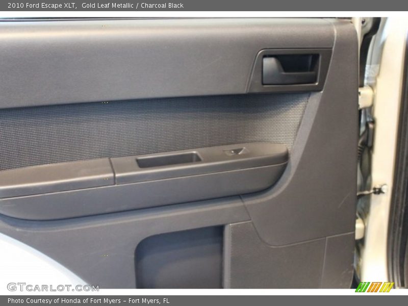 Gold Leaf Metallic / Charcoal Black 2010 Ford Escape XLT
