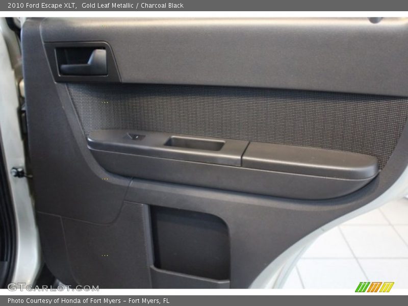 Gold Leaf Metallic / Charcoal Black 2010 Ford Escape XLT