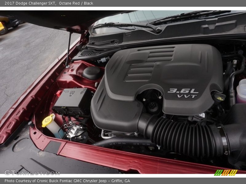 Octane Red / Black 2017 Dodge Challenger SXT