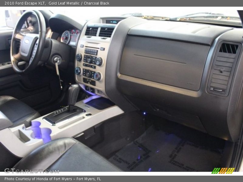 Gold Leaf Metallic / Charcoal Black 2010 Ford Escape XLT