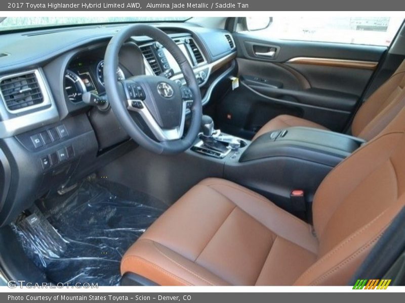  2017 Highlander Hybrid Limited AWD Saddle Tan Interior
