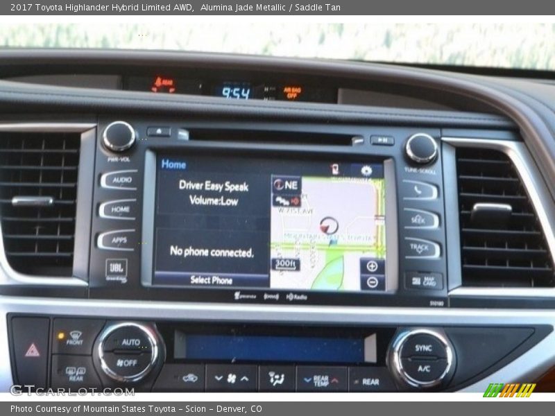 Navigation of 2017 Highlander Hybrid Limited AWD