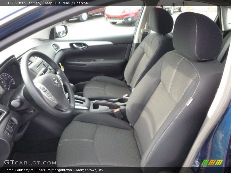 Front Seat of 2017 Sentra S