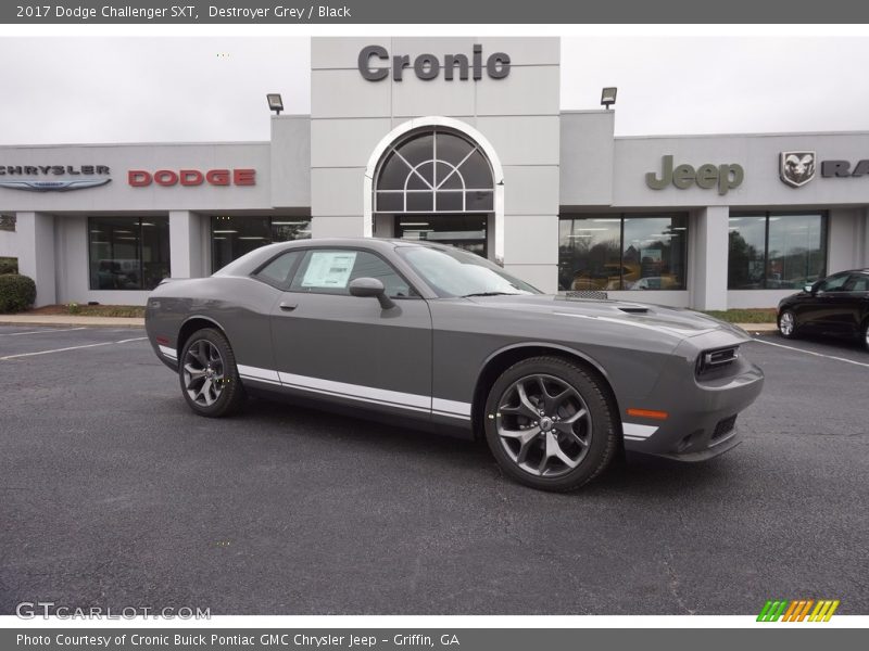 Destroyer Grey / Black 2017 Dodge Challenger SXT