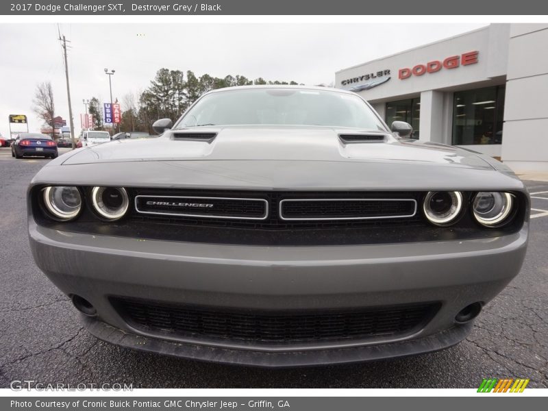 Destroyer Grey / Black 2017 Dodge Challenger SXT