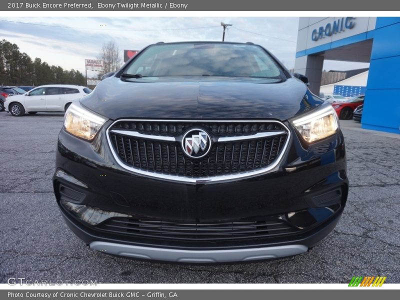 Ebony Twilight Metallic / Ebony 2017 Buick Encore Preferred