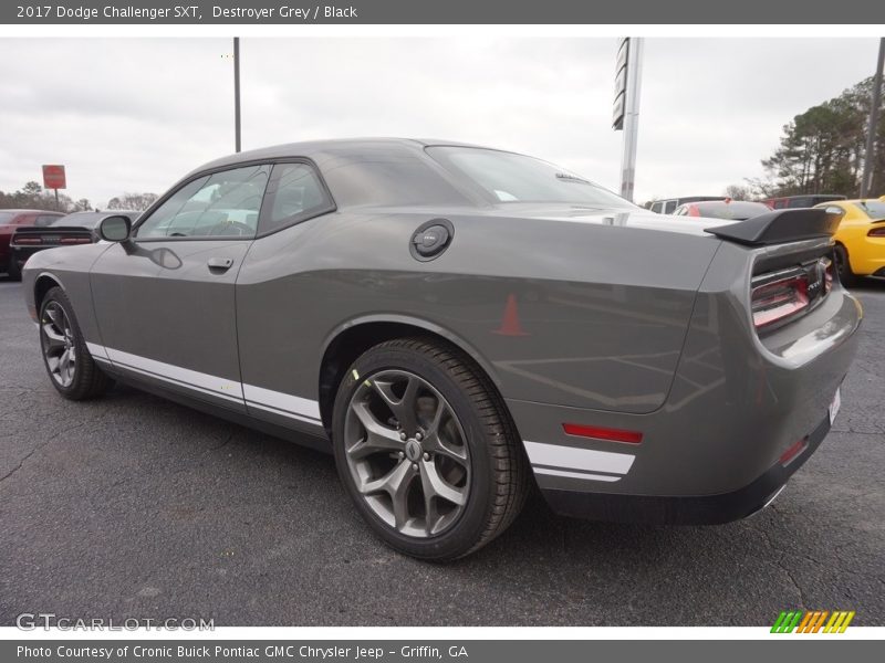 Destroyer Grey / Black 2017 Dodge Challenger SXT