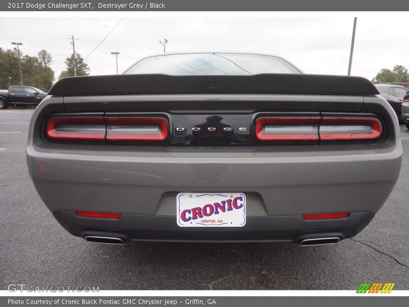 Destroyer Grey / Black 2017 Dodge Challenger SXT