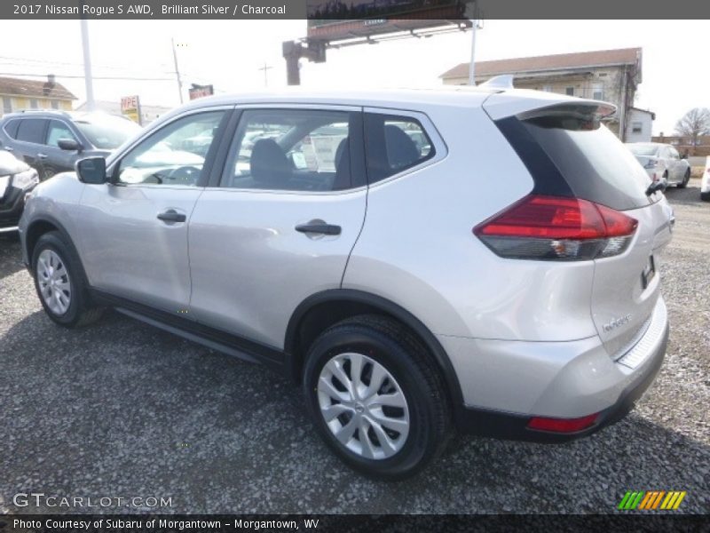 Brilliant Silver / Charcoal 2017 Nissan Rogue S AWD