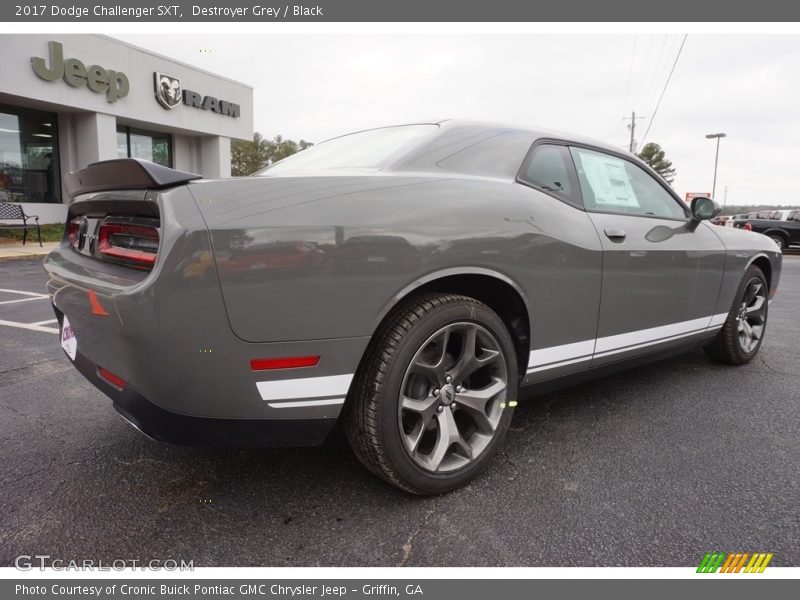 Destroyer Grey / Black 2017 Dodge Challenger SXT