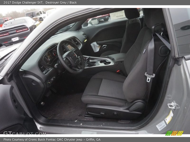 Destroyer Grey / Black 2017 Dodge Challenger SXT