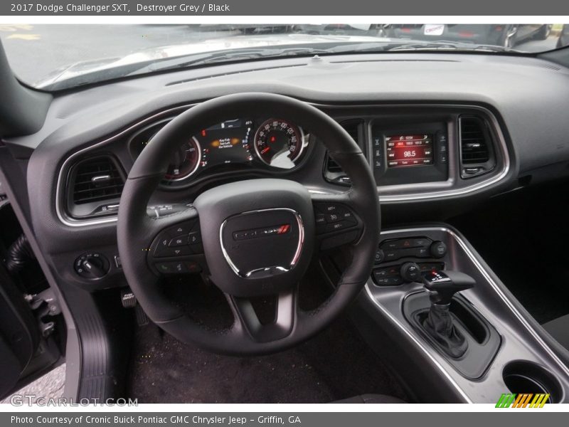 Destroyer Grey / Black 2017 Dodge Challenger SXT