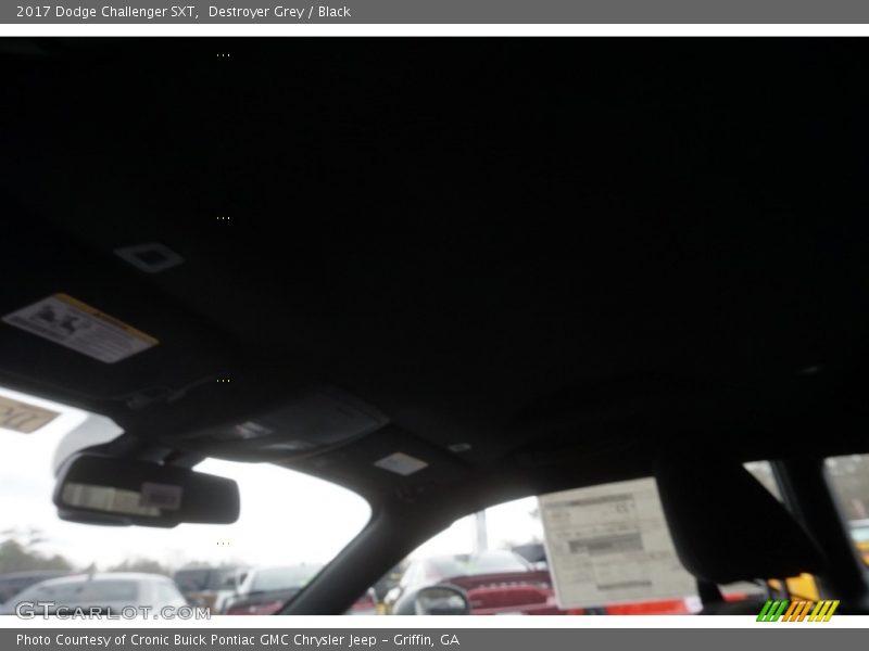 Destroyer Grey / Black 2017 Dodge Challenger SXT