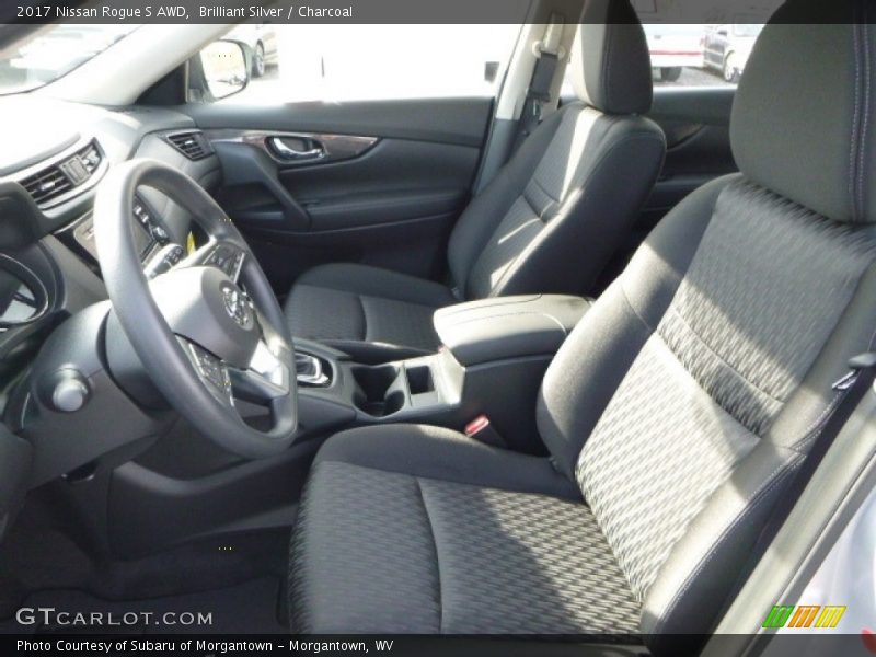 Brilliant Silver / Charcoal 2017 Nissan Rogue S AWD