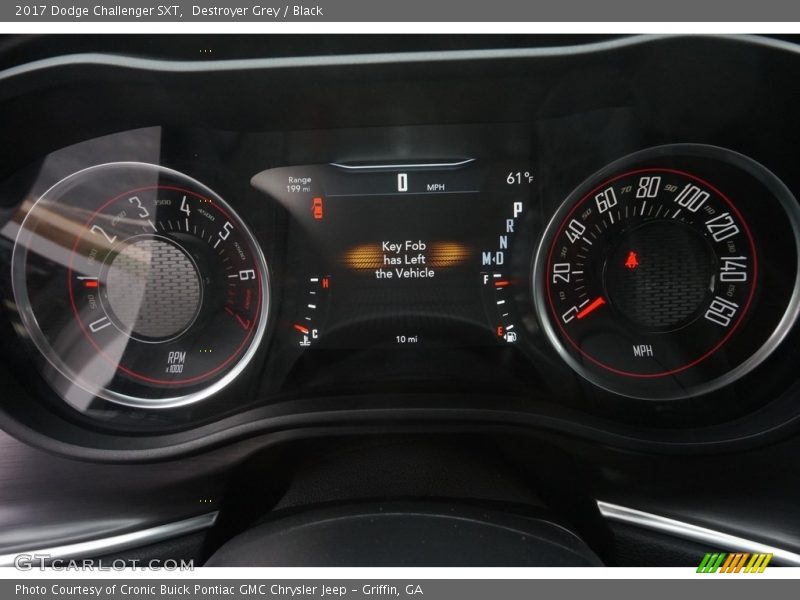 Destroyer Grey / Black 2017 Dodge Challenger SXT