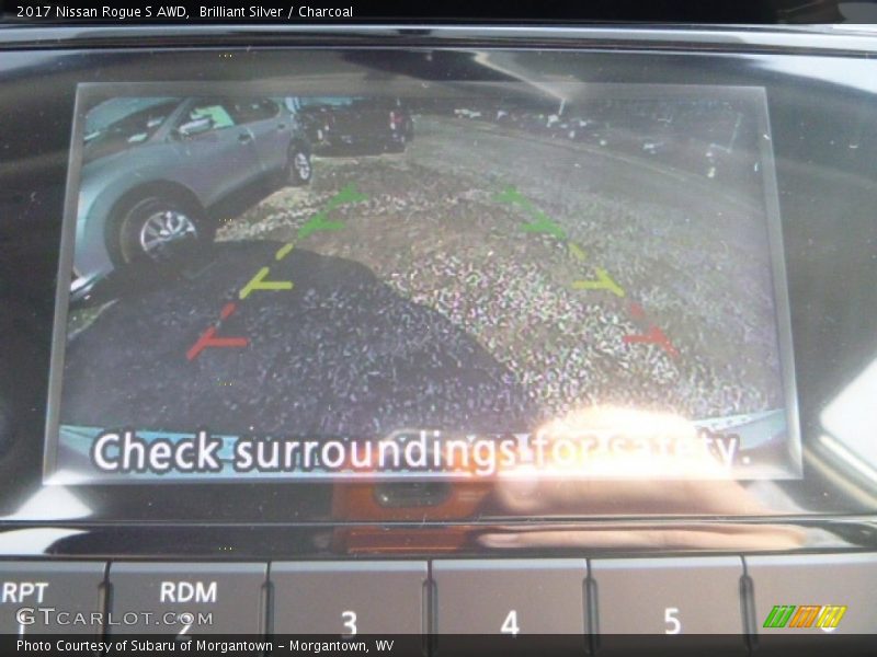 Brilliant Silver / Charcoal 2017 Nissan Rogue S AWD