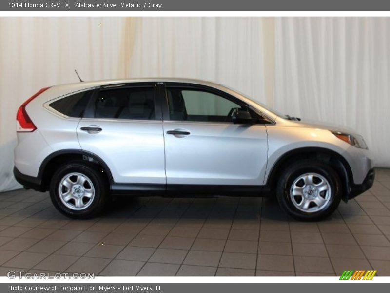Alabaster Silver Metallic / Gray 2014 Honda CR-V LX