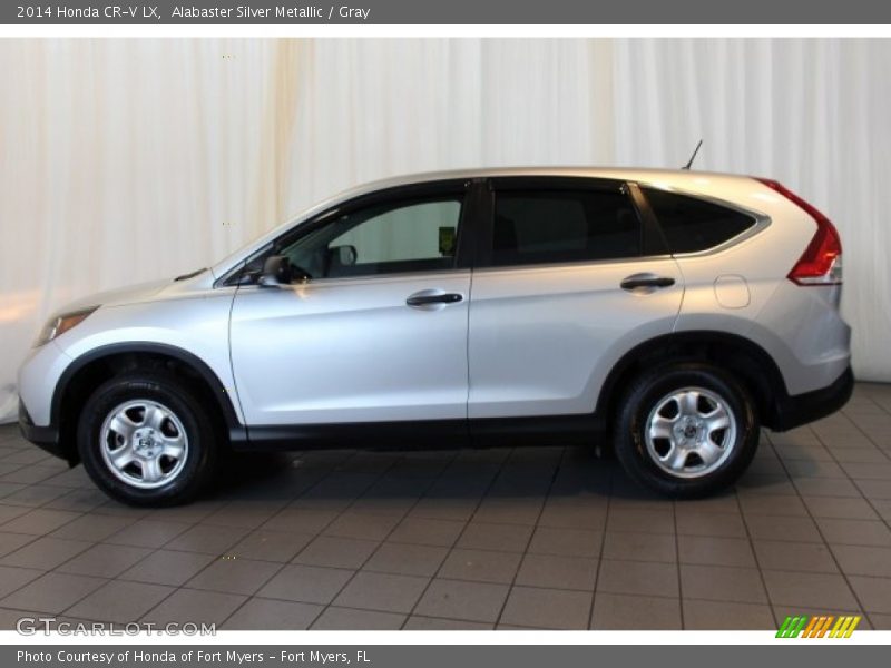 Alabaster Silver Metallic / Gray 2014 Honda CR-V LX