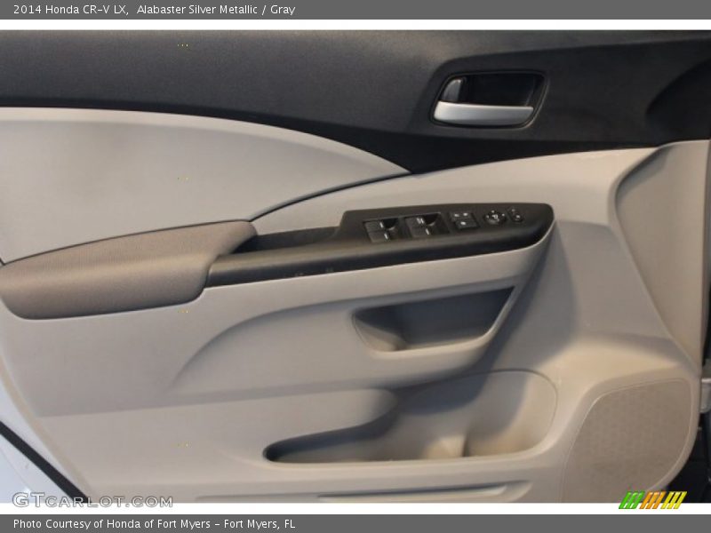 Alabaster Silver Metallic / Gray 2014 Honda CR-V LX