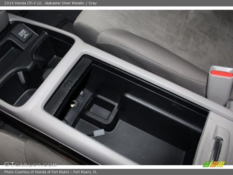 Alabaster Silver Metallic / Gray 2014 Honda CR-V LX