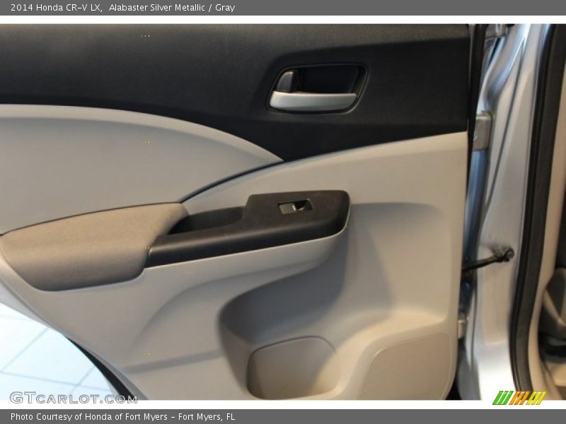 Alabaster Silver Metallic / Gray 2014 Honda CR-V LX