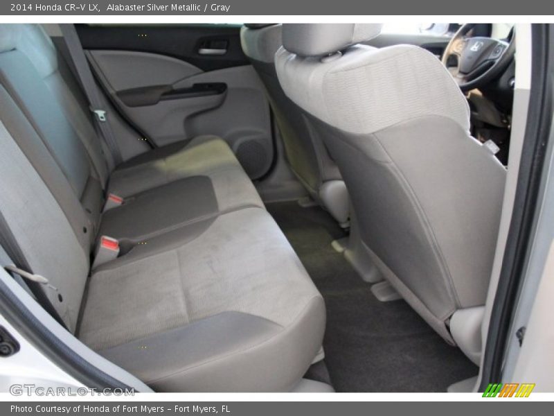 Alabaster Silver Metallic / Gray 2014 Honda CR-V LX