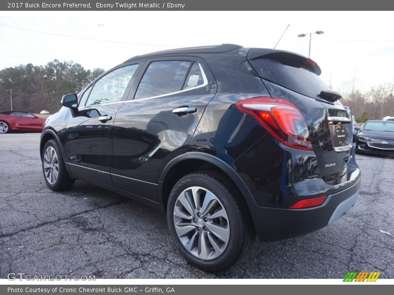 Ebony Twilight Metallic / Ebony 2017 Buick Encore Preferred