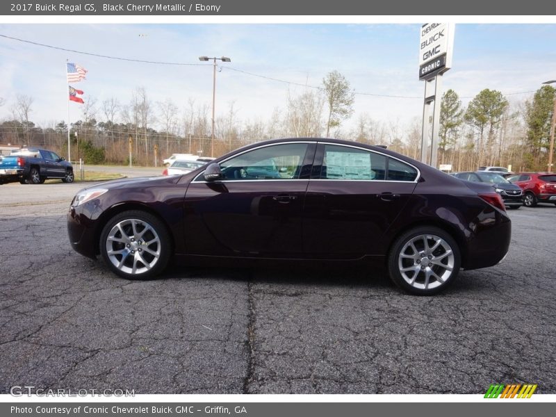 Black Cherry Metallic / Ebony 2017 Buick Regal GS